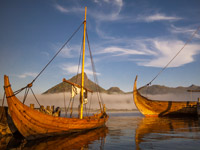 Viking Ships in Lofoten