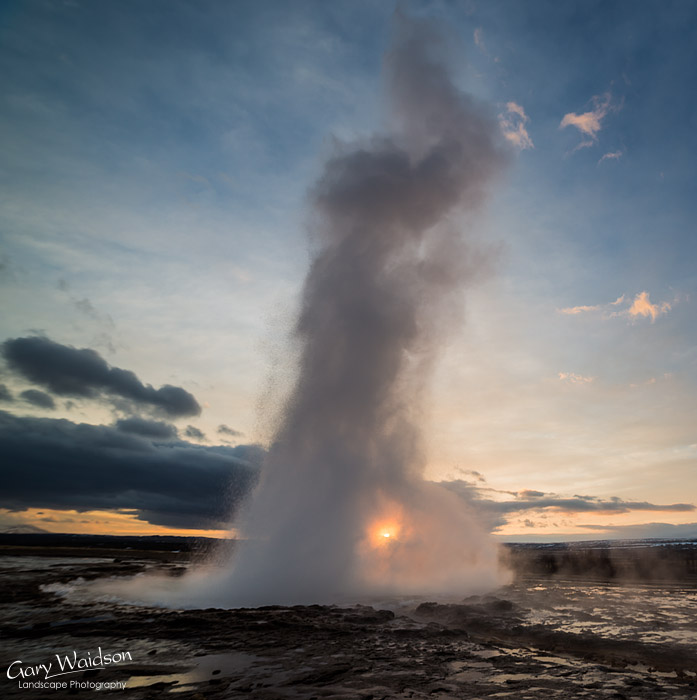 Geysir, Iceland - Photo Expeditions - © Gary Waidson - All Rights Reserved