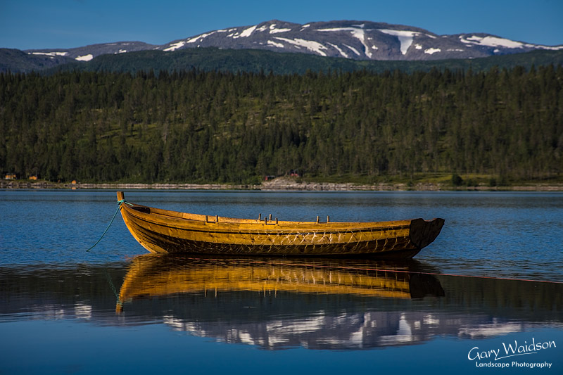 Norwegian wooden boat. Fine Art Landscape Photography by Gary Waidson