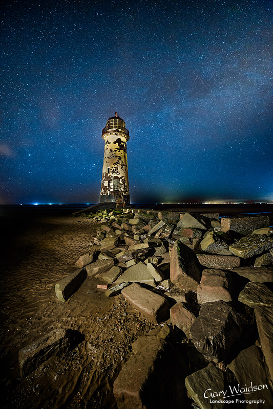 Talacre Night Sky - Waylandscape. Fine Art Landscape Photography by Gary Waidson