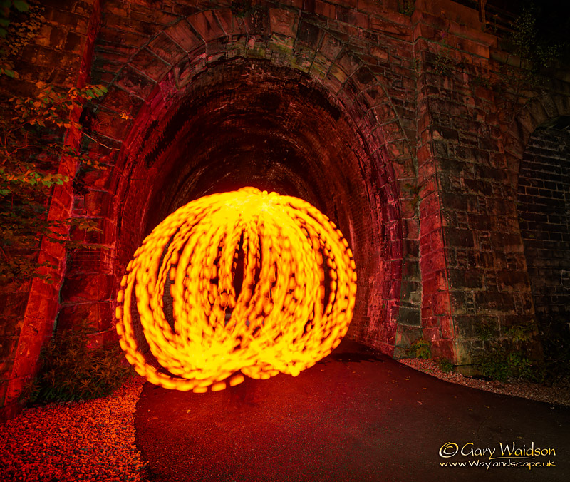 LED Fireball - Fine Art Landscape Photography by Gary Waidson