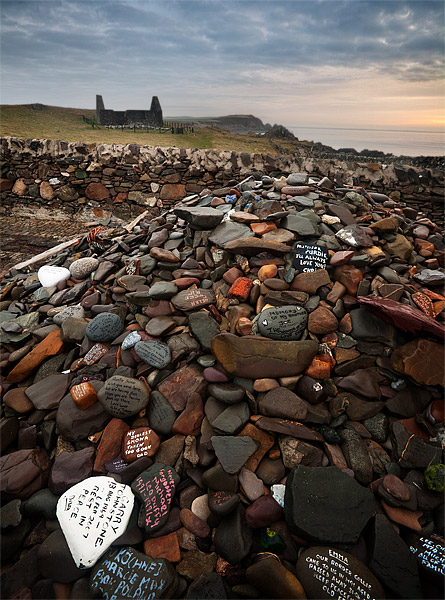 Isle of Whithorn Memorial. The Witness Cairn. Fine Art Landscape Photography by Gary Waidson