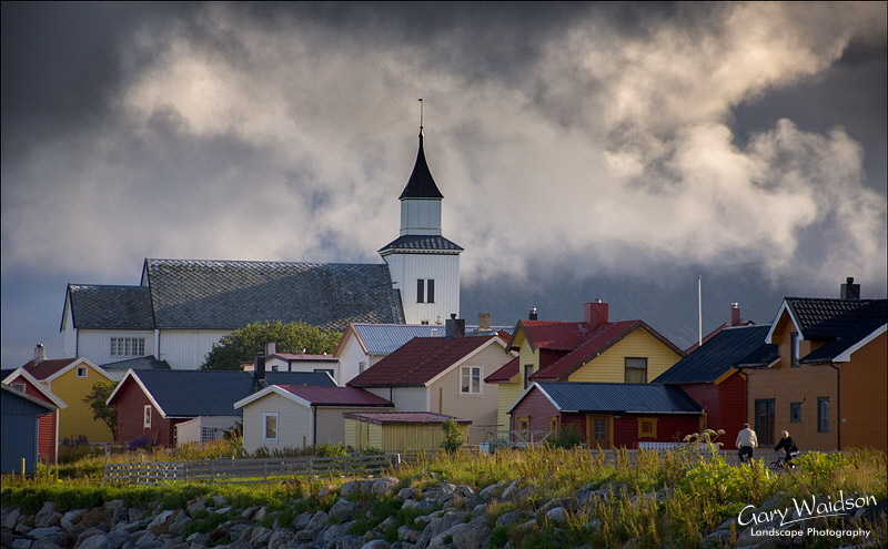Painted houses. Andenes. Fine Art Landscape Photography by Gary Waidson Painted houses. Andenes. Fine Art Landscape Photography by Gary Waidson