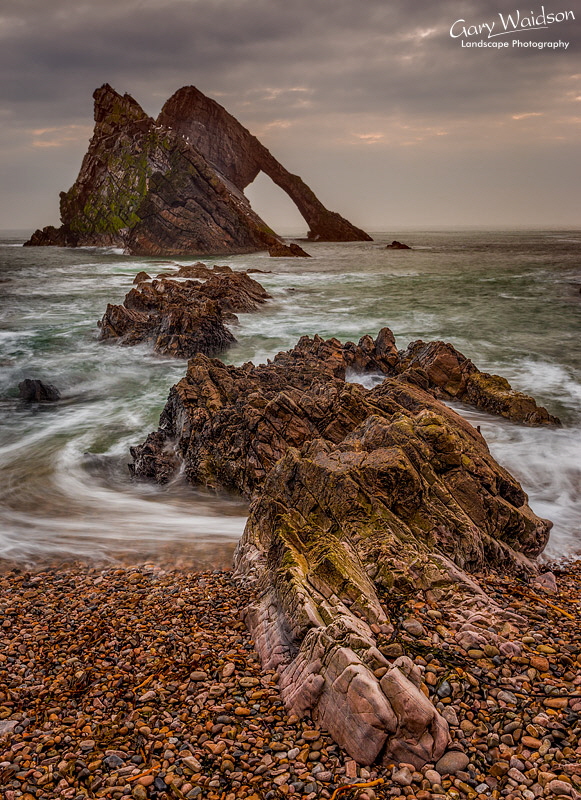 Bow Fiddle Rock - Waylandscape. Fine Art Landscape Photography by Gary Waidson Bow Fiddle Rock - Waylandscape. Fine Art Landscape Photography by Gary Waidson