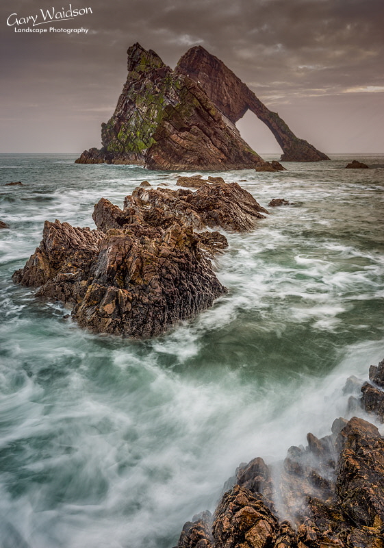 Bow Fiddle Rock - Waylandscape. Fine Art Landscape Photography by Gary Waidson Bow Fiddle Rock - Waylandscape. Fine Art Landscape Photography by Gary Waidson