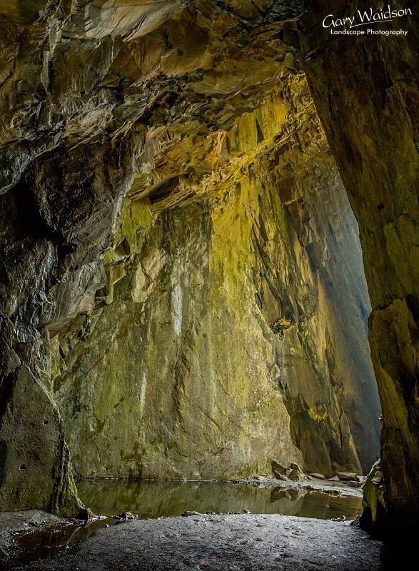 Cathedral Quarry, Cumbria. Landscape photography by Gary Waidson. Cathedral Quarry, Cumbria. Landscape photography by Gary Waidson.