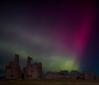 Dunstanborough - Aurora Borealis. 