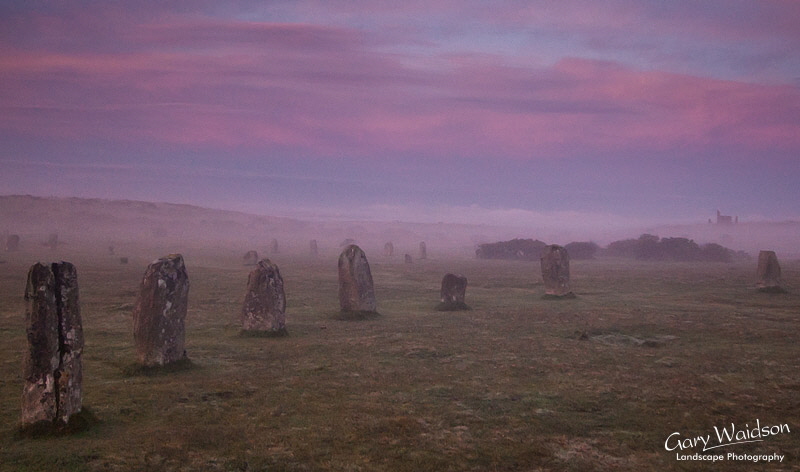 The Hurlers Stone Circles at Dawn. Fine Art Landscape Photography by Gary Waidson The Hurlers Stone Circles at Dawn. Fine Art Landscape Photography by Gary Waidson