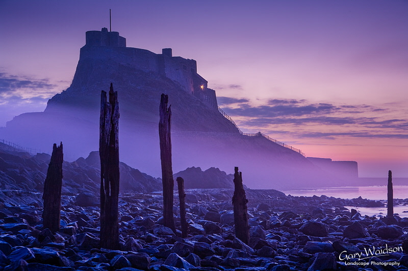 Lindisfarne Castle Pier in Mist. Commended in the Landscape Photographer of the Year 2012 awards. Fine Art Landscape Photography by Gary Waidson Lindisfarne Castle Pier in Mist. Commended in the Landscape Photographer of the Year 2012 awards. Fine Art Landscape Photography by Gary Waidson
