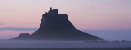 Lindisfarne Castle in mist. Fine Art Landscape Photography by Gary Waidson Lindisfarne Castle in mist. Fine Art Landscape Photography by Gary Waidson