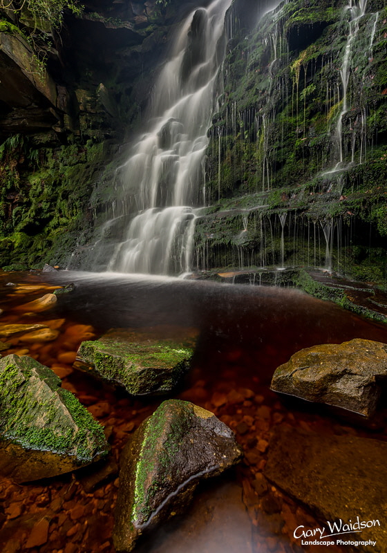 Middle Black Clough Falls - Waylandscape. Fine Art Landscape Photography by Gary Waidson Middle Black Clough Falls - Waylandscape. Fine Art Landscape Photography by Gary Waidson